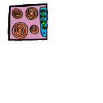 stove and hob and oven